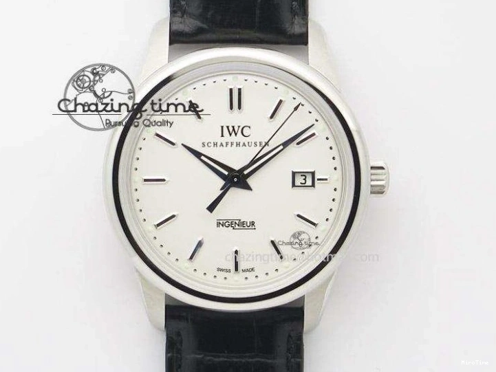 MIROTIME 0328 Efficient Mark XVIII Le Petit Prince IW327001 SS MKS 1:1 Best Edition White Dial On Leather Strap MIYOTA9015 V 7220